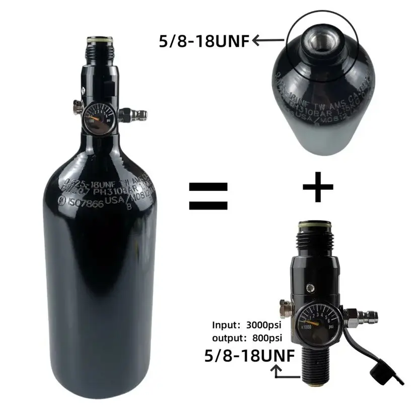 Hpa 48ci (0,79 л) алюминиевый воздушный - Фотография_2