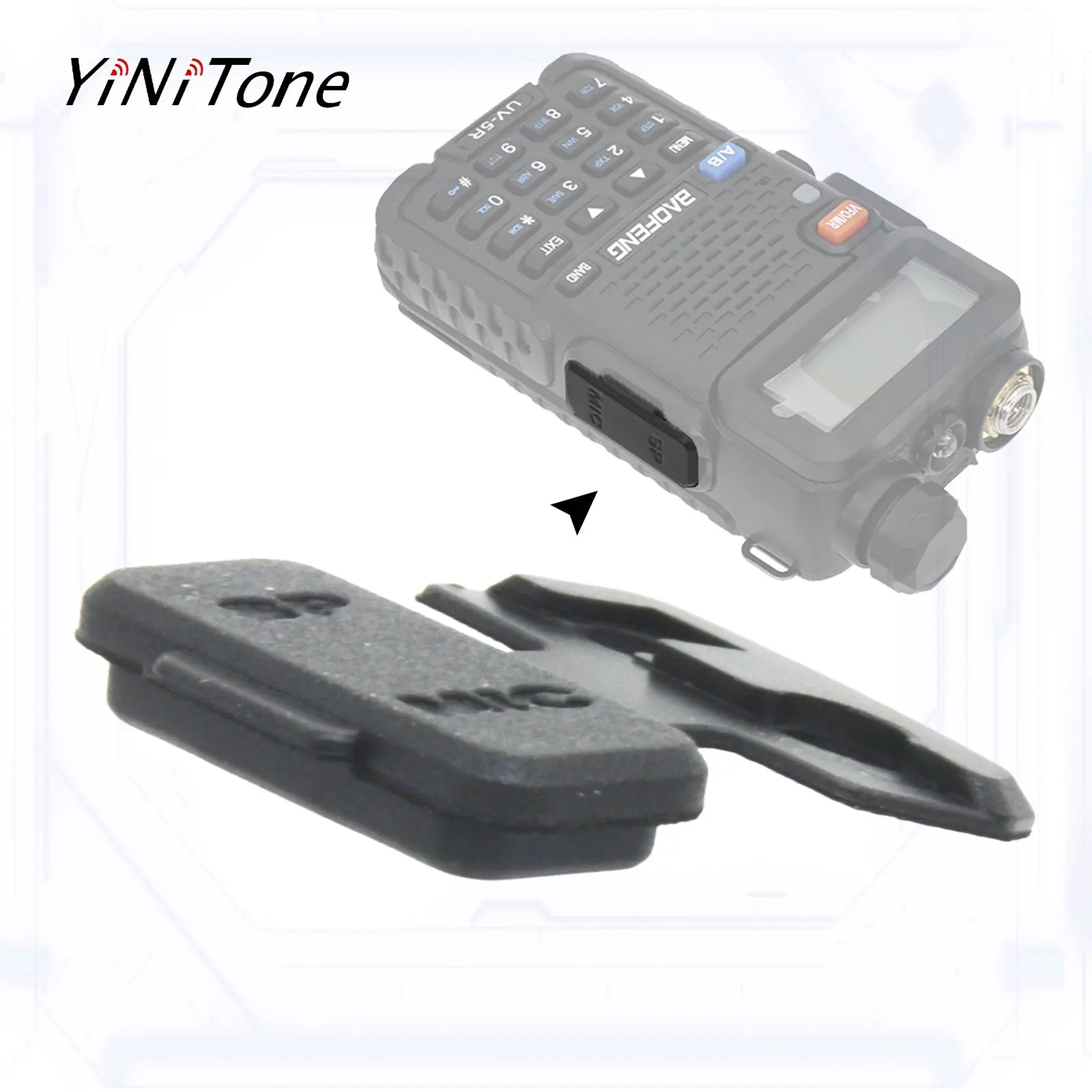 Резиновый чехол для наушников baofeng uv-5r - Фотография_5