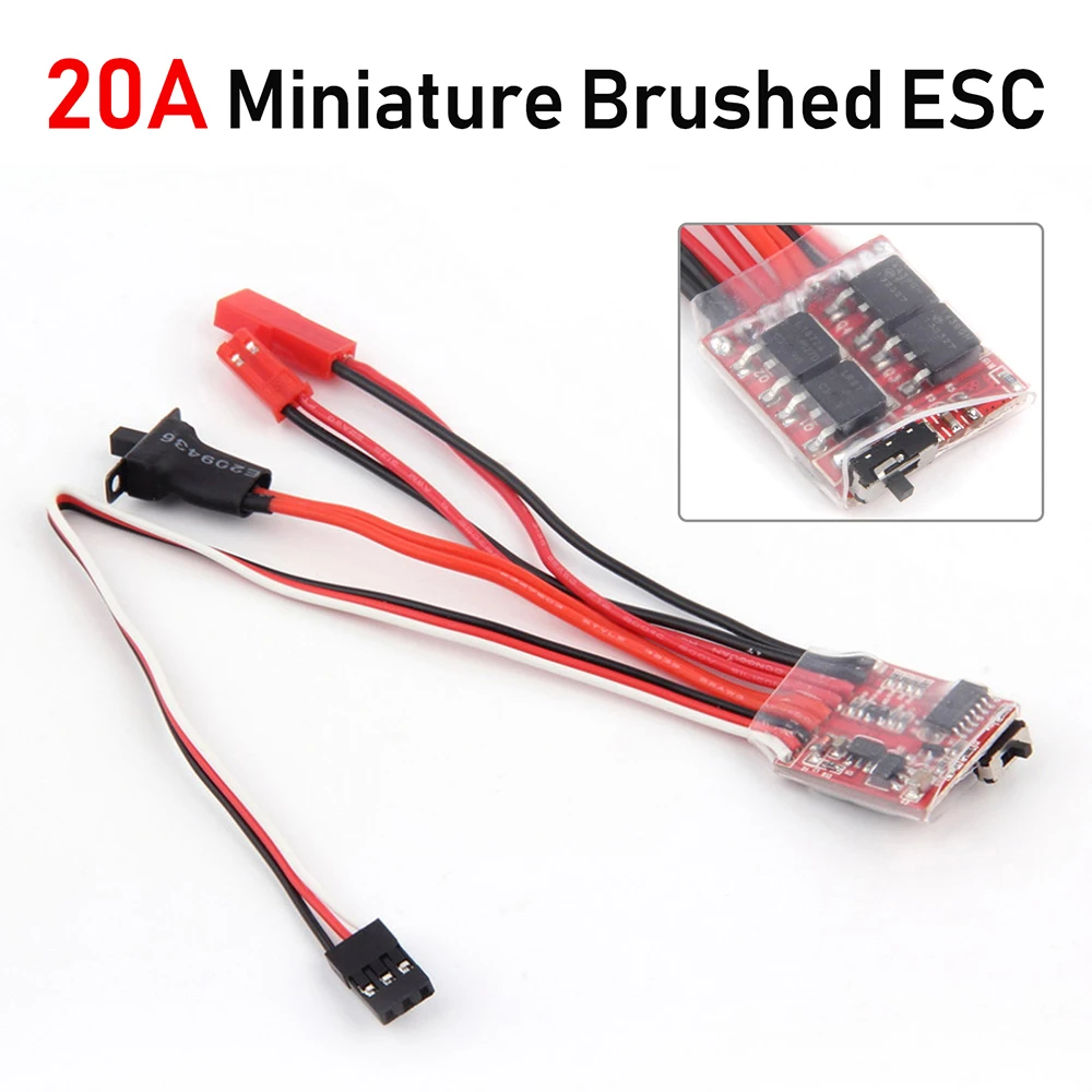 Micro esc 20a 30a матовый esc rc - Фотография_6