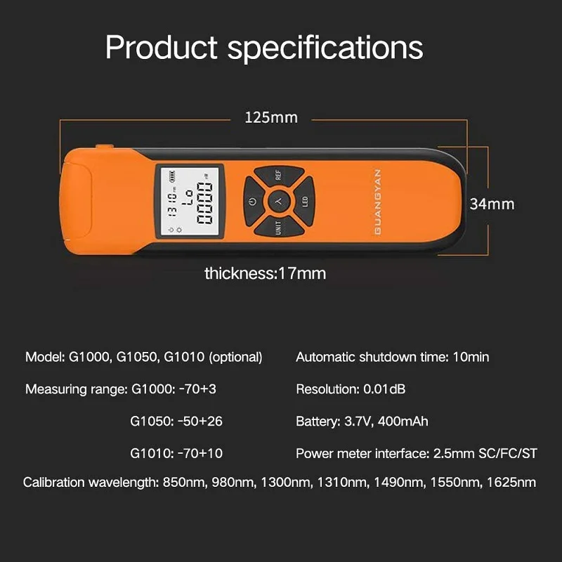 Оптоволоконный измеритель мощности g10 - Фотография_5
