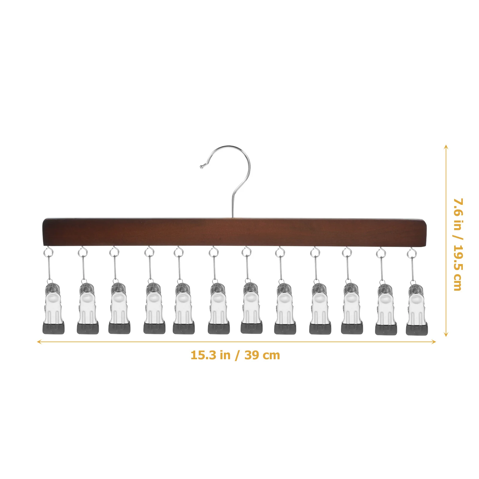Прочная деревянная вешалка для хранения одежды - Фотография_3