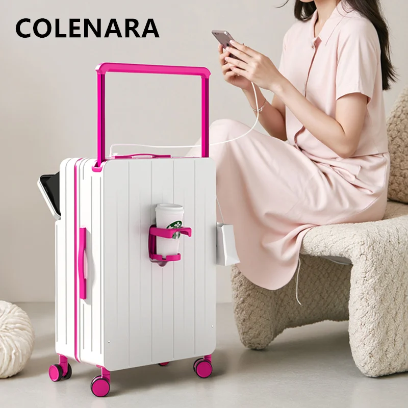 Многофункциональный чемодан colenara с зарядкой через usb - Фотография_5