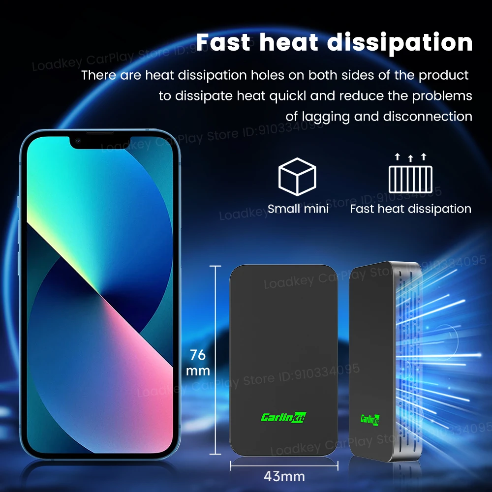 Carlinkit 5,0 беспроводной автомобильный игровой ключ - Фотография_5