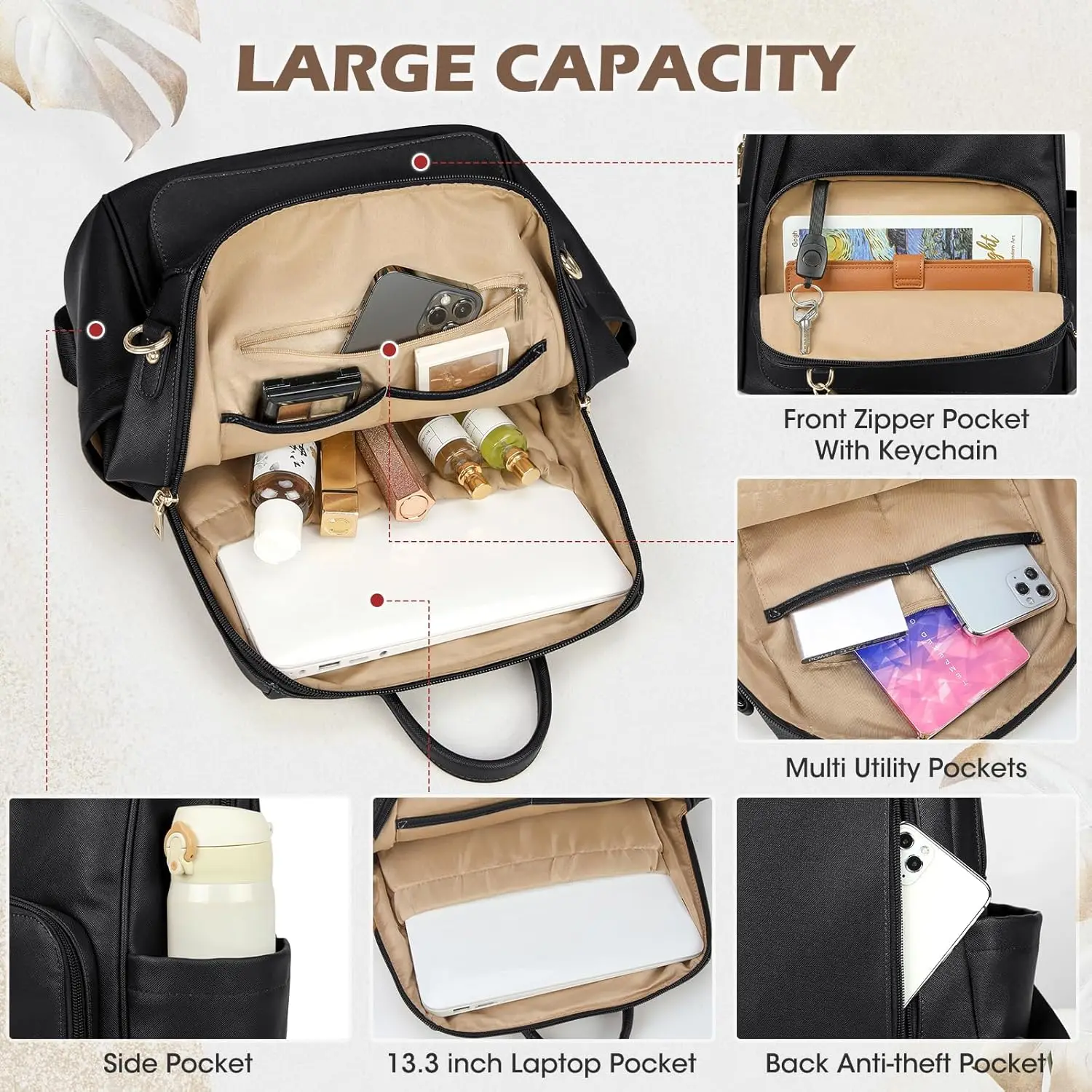 Рюкзак-кошелек для женщин - Фотография_4