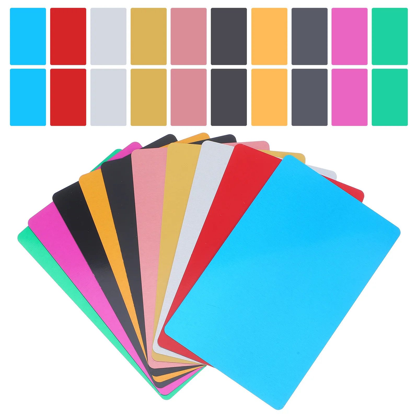 Пустые алюминиевые визитные карточки - Фотография_4