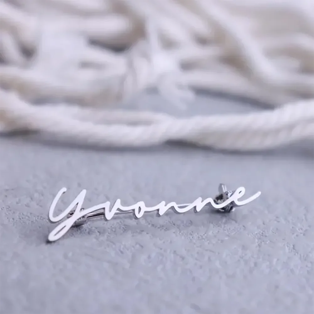 Персонализированное имя броши для - Фотография_4