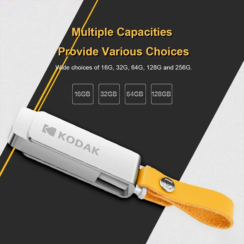 Новый оригинальный металлический usb флеш-накопитель kodak - Фотография_6
