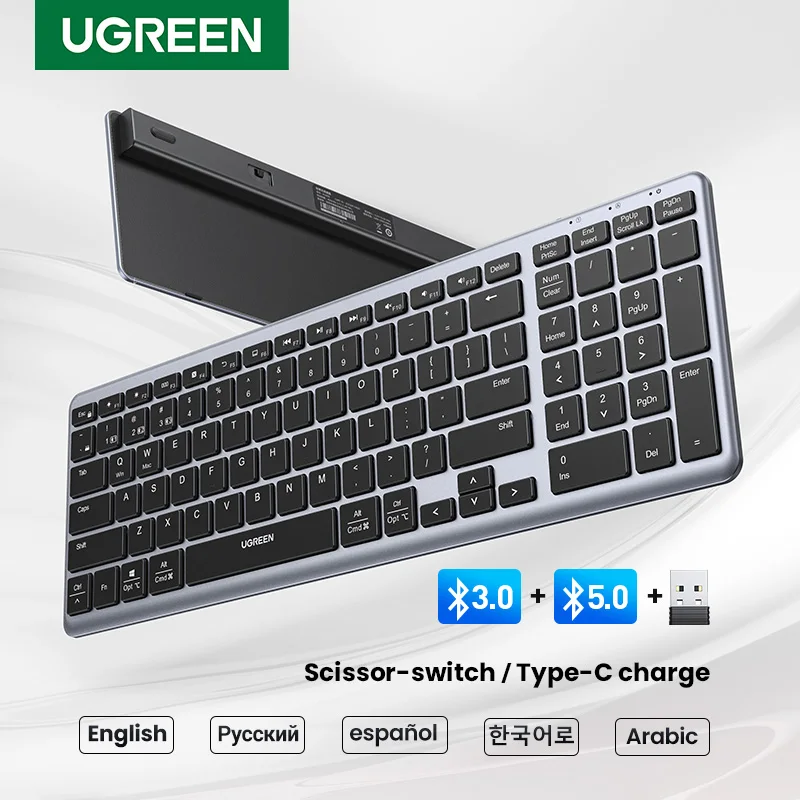 Ugreen клавиатура беспроводная bluetooth 5