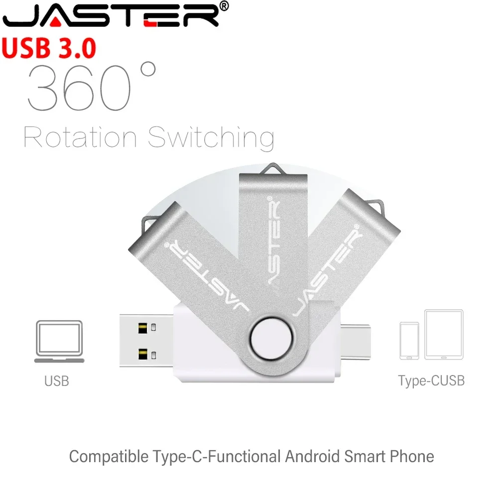 Jaster type-c 2 в 1 usb 3 - Фотография_4