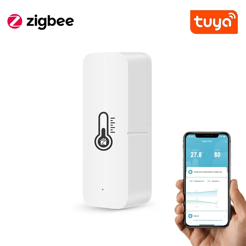 Датчик температуры и влажности tuya zigbee