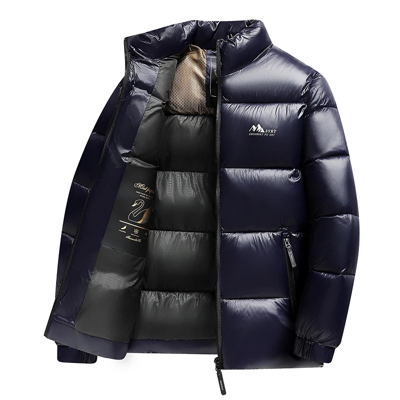 Зимнее новое мужское хлопковое пальто высокого качества с ярким лицом