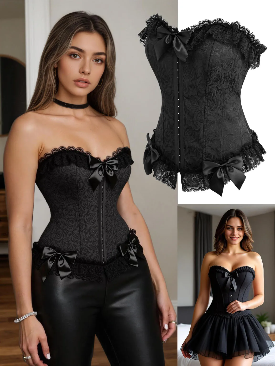 Женский сексуальный корсет больших