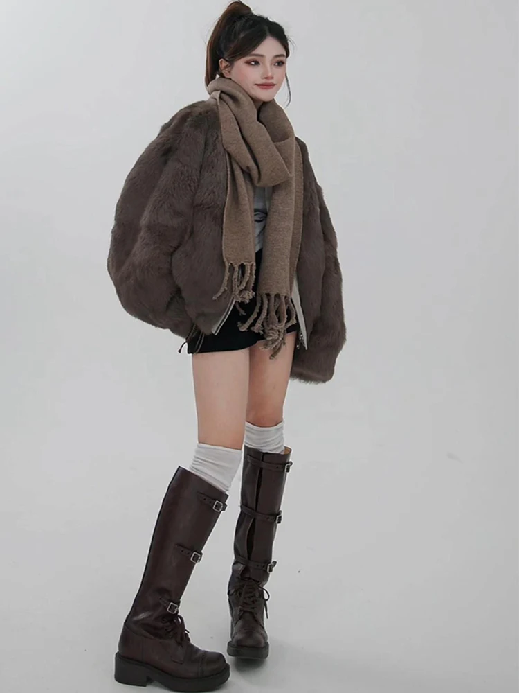 Женская куртка из кроличьей шерсти - Фотография_5