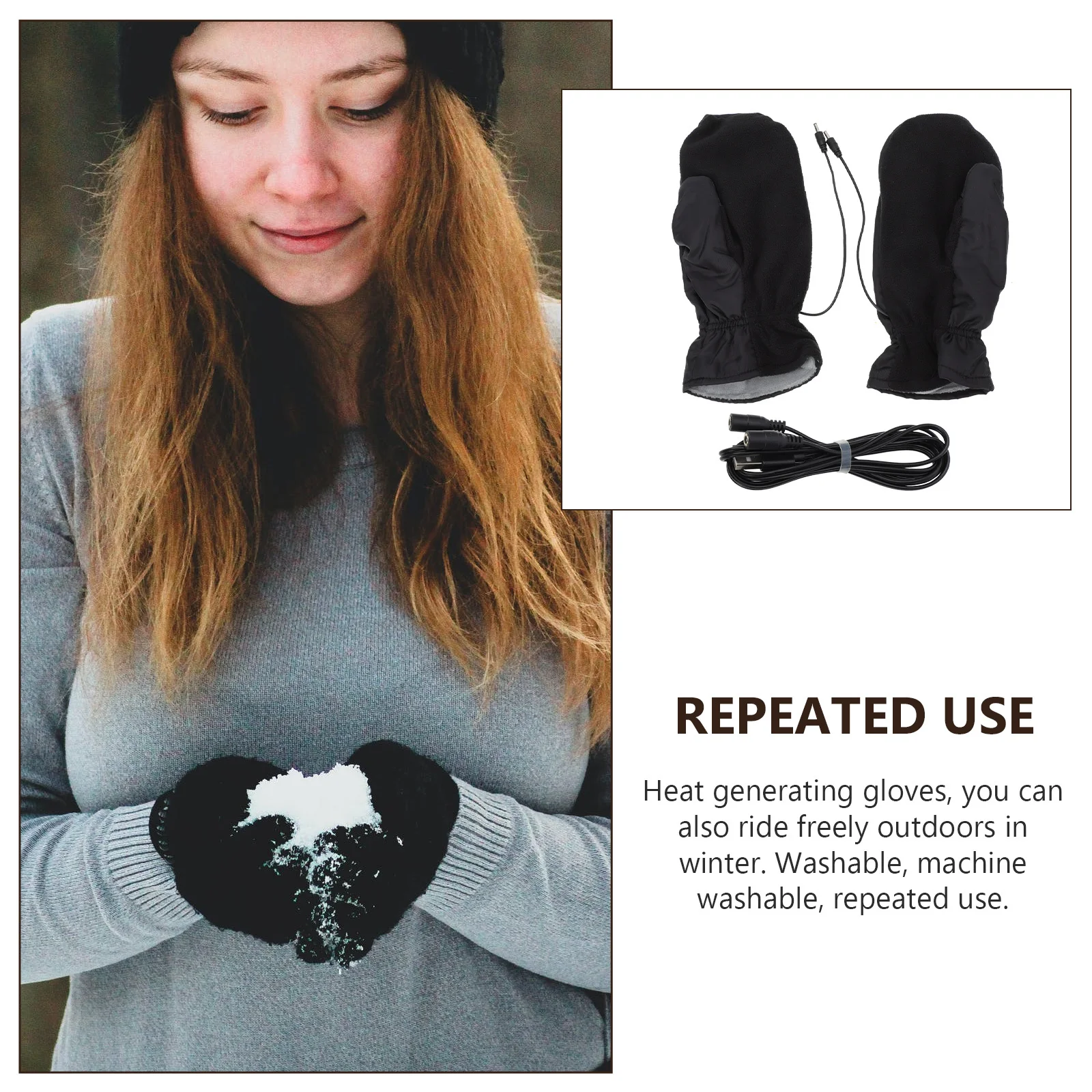 1 комплект, рукавицы с электрическим подогревом - Фотография_2