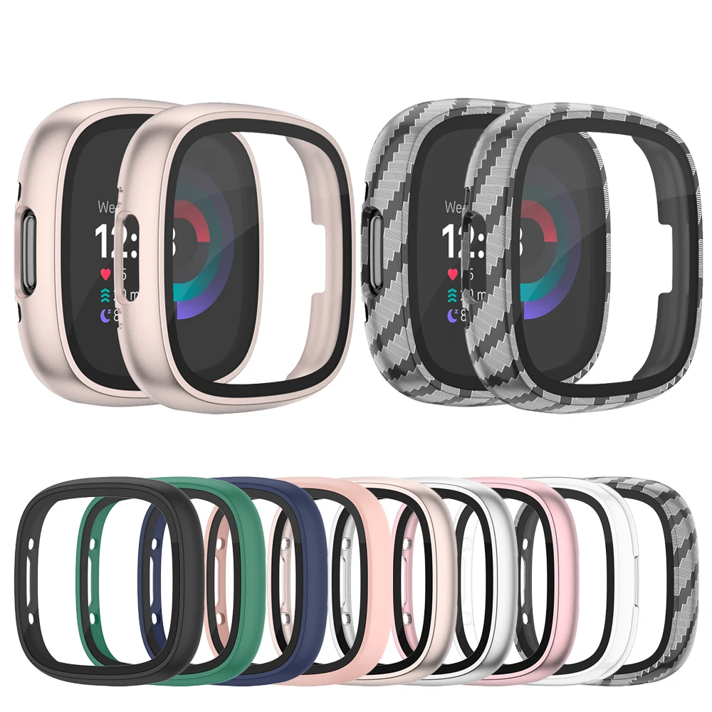Стеклянный чехол для fitbit versa 4/sense 2