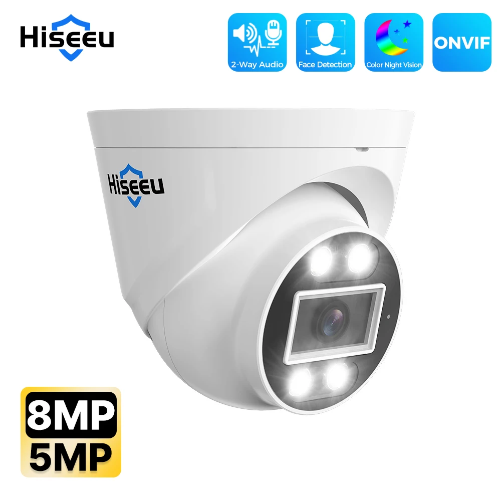 5mp 8mp 4k poe двустороннее ау
