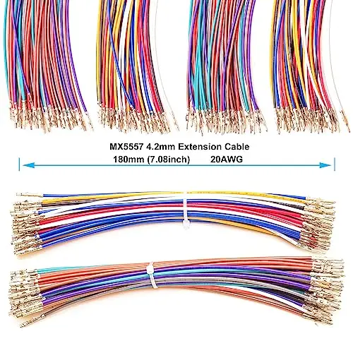 Mini-fit jr 4,2 мм коннектор с кабелями 20awg - Фотография_3