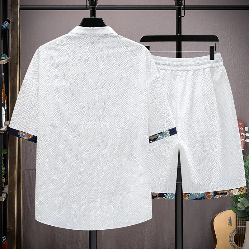 Рубашки + шорты, мужские повседневные - Фотография_5