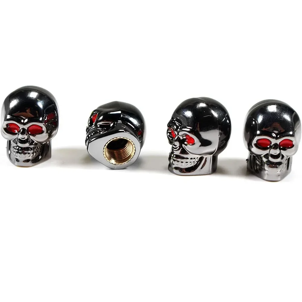 Колпачки для штока клапана с черепом - Фотография_4