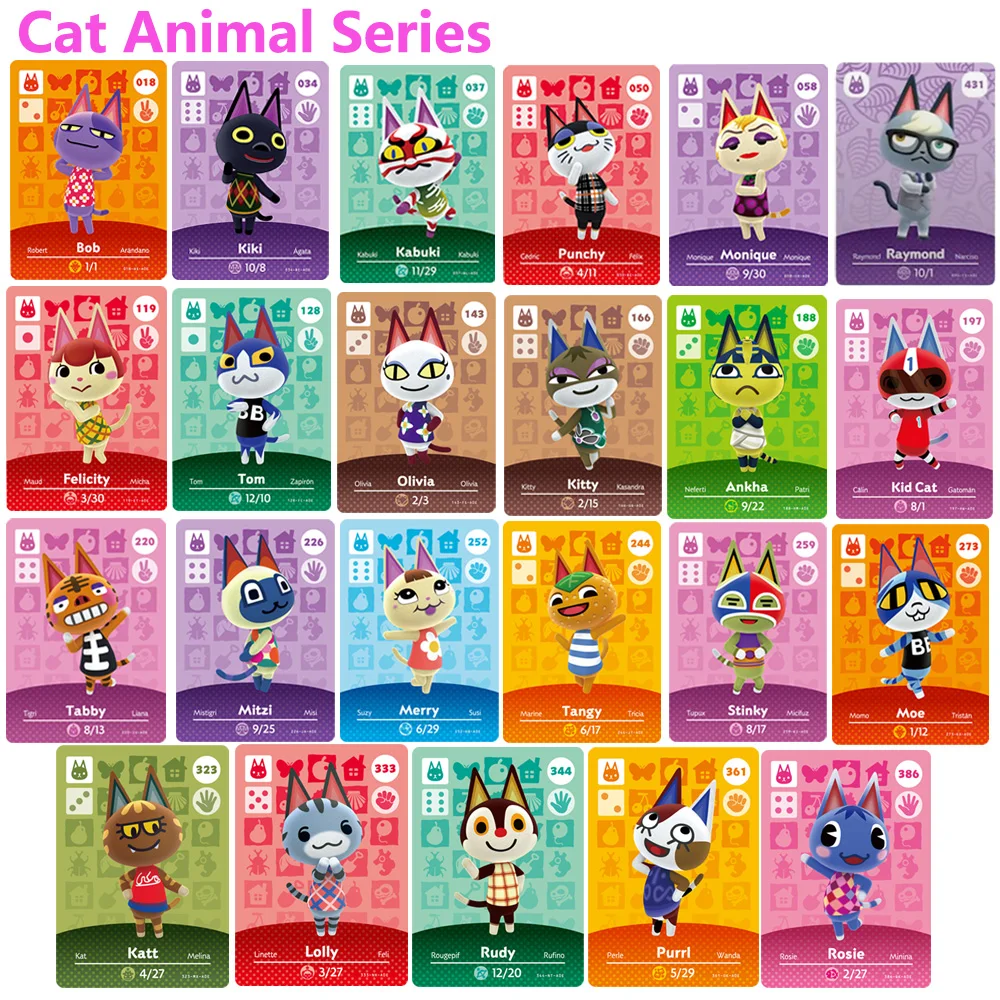 Карты animal crossing sanrio animal - Фотография_3
