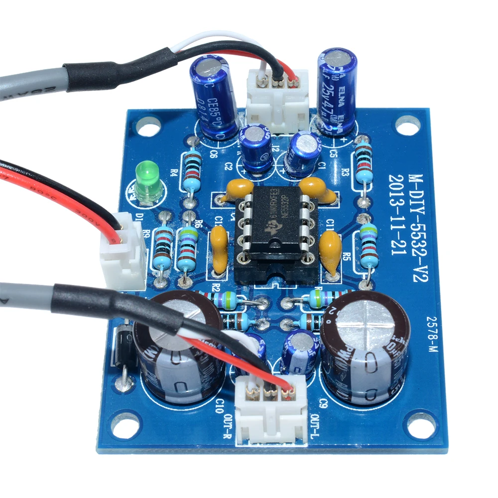 Плата усилителя ne5532 op-amp hifi - Фотография_4