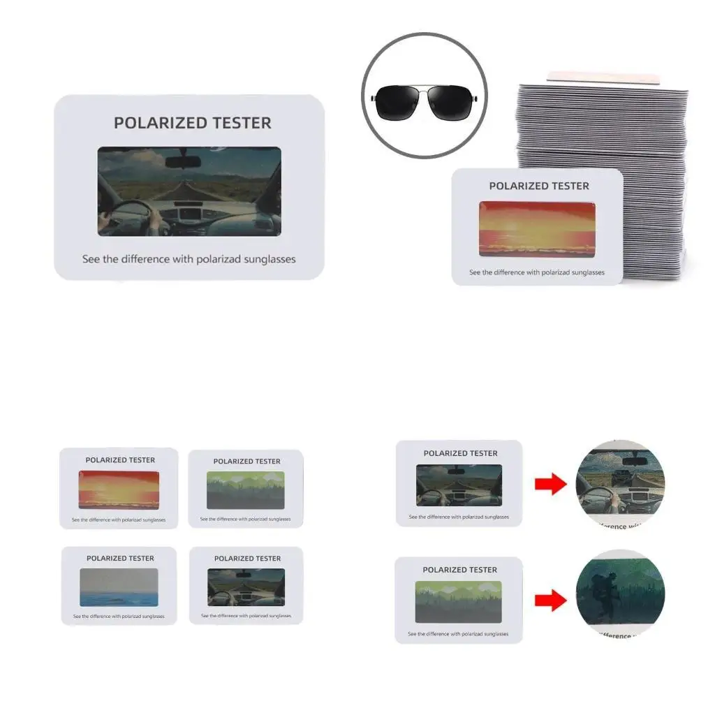 Тестер солнцезащитных очков y1ud polarization