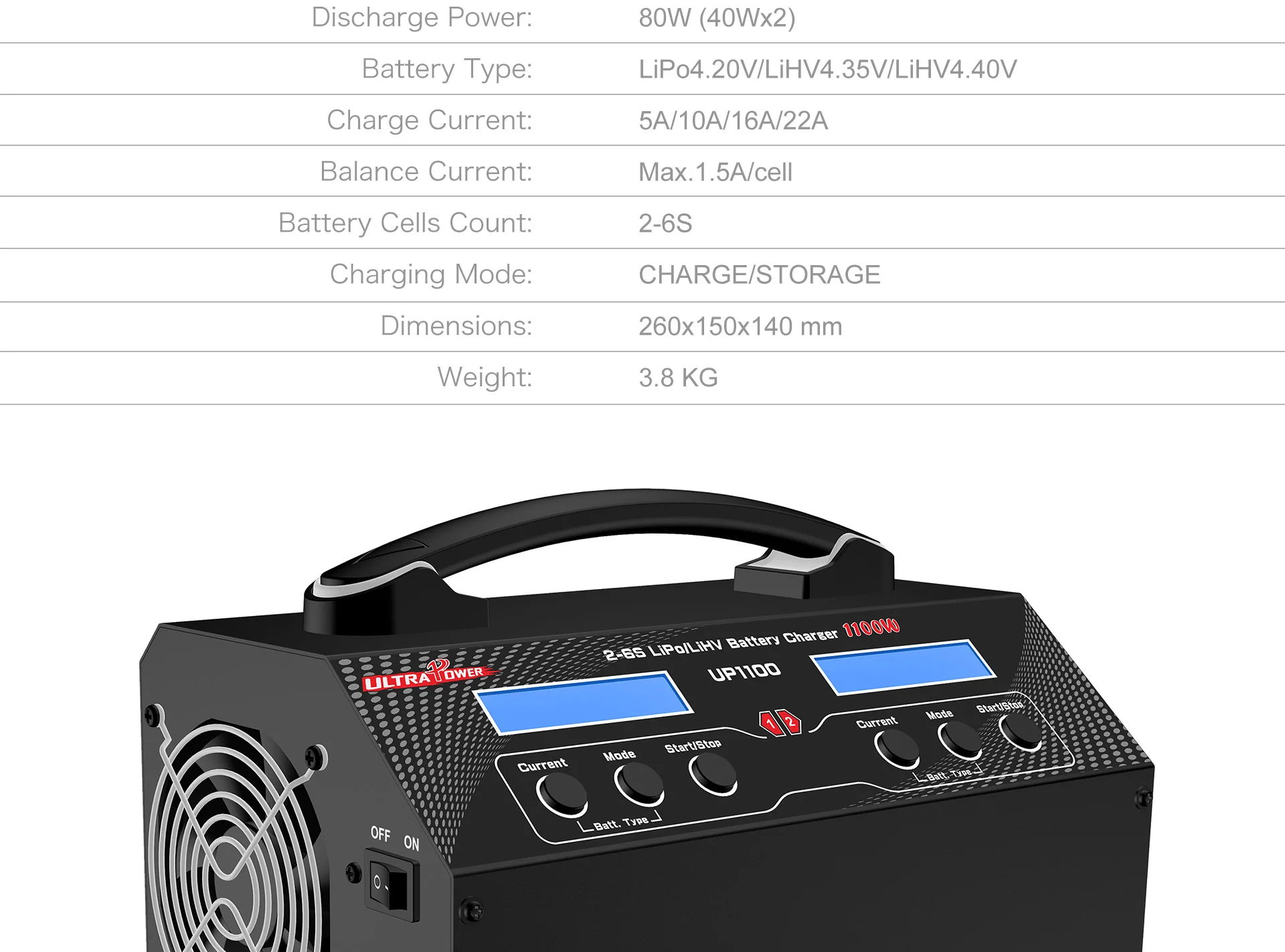 Ultrapower up1100 двухканальное - Фотография_5