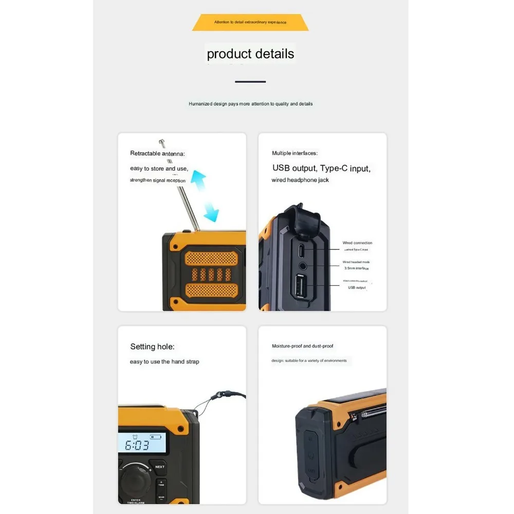 2000 мач солнечное аварийное радио - Фотография_4