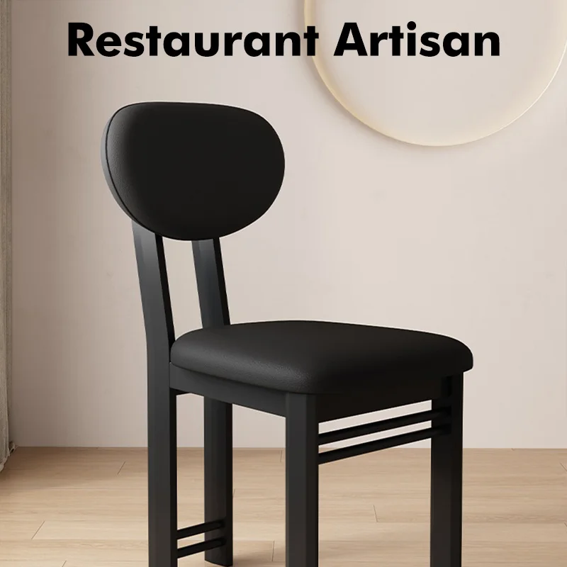 Элегантные деревянные обеденные стулья с эргономичной мягкой спинкой - Фотография_3