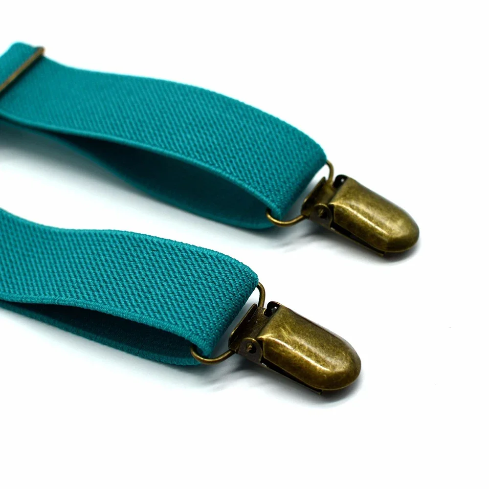 Комплект регулируемых эластичных подтяжек-бабочек для мальчиков и девочек - Фотография_5