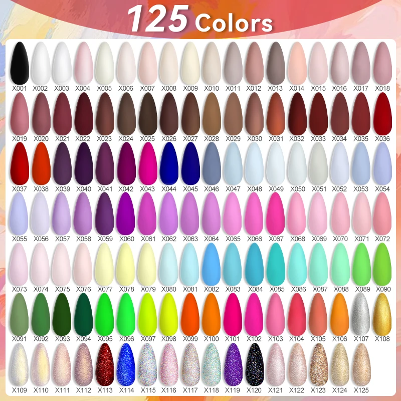 125 цветов гель-лак для ногтей - Фотография_3