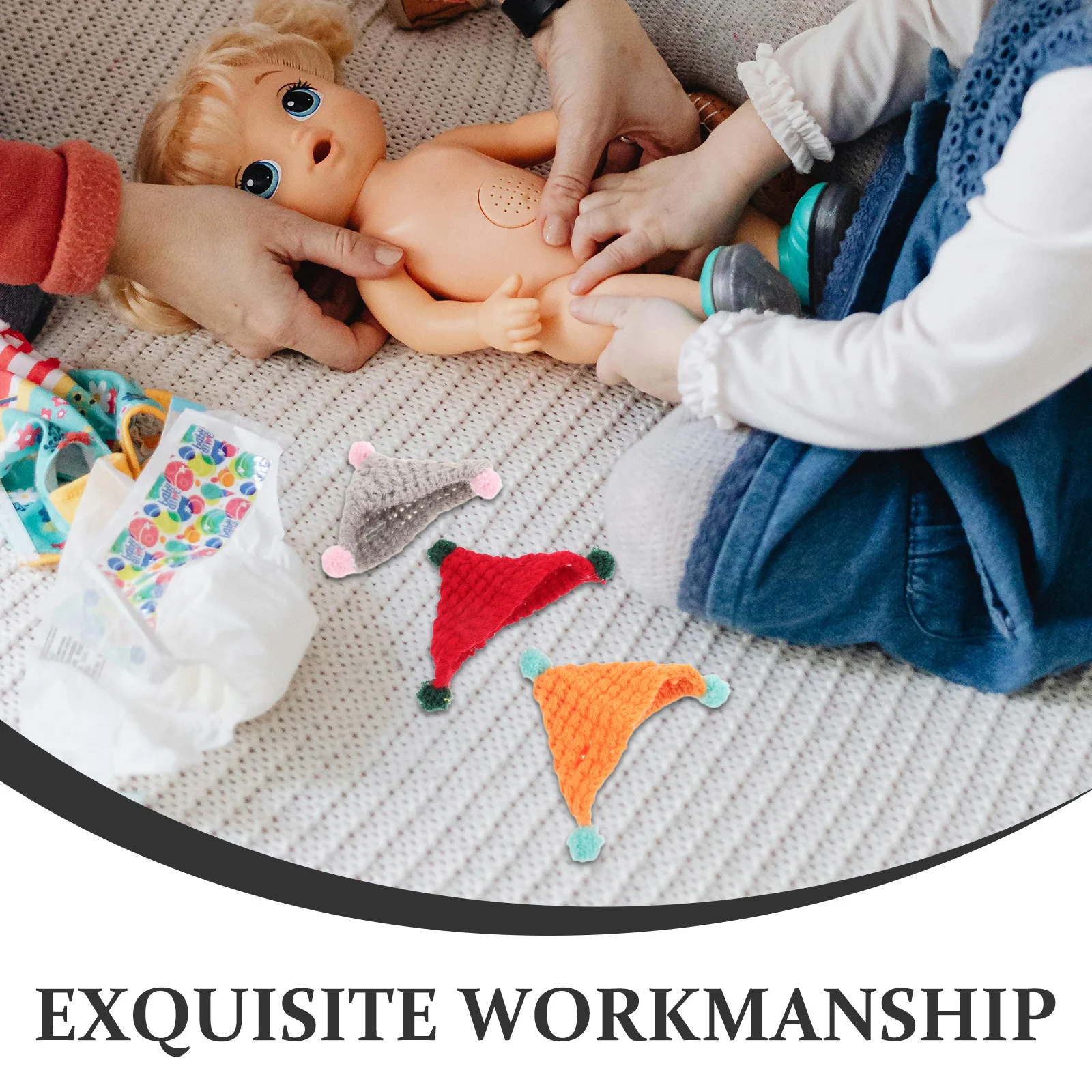 Мини-вязаные шапки - Фотография_6