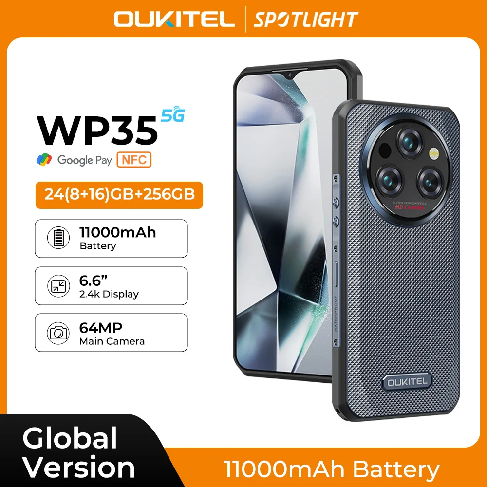 Прочный смартфон oukitel wp35
