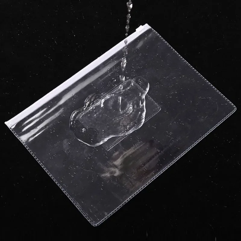 Прозрачная пластиковая сумка для школьников формата а4 а5 а6 - Фотография_2