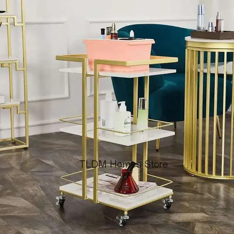 Современная железная шиферная тележка для салона