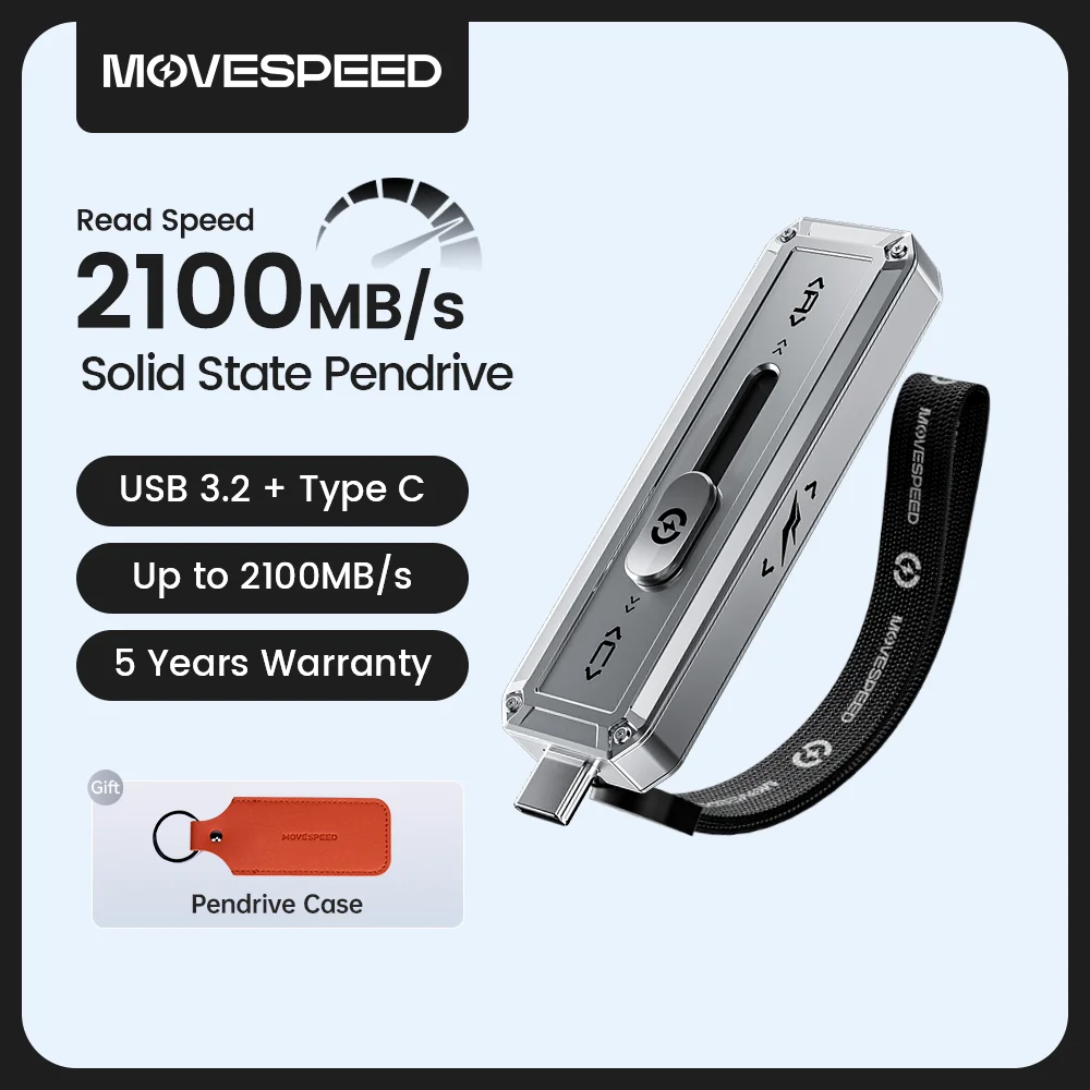 Movespeed sp20 2100 мб/с usb-флешка 2 тб 1 тб usb3
