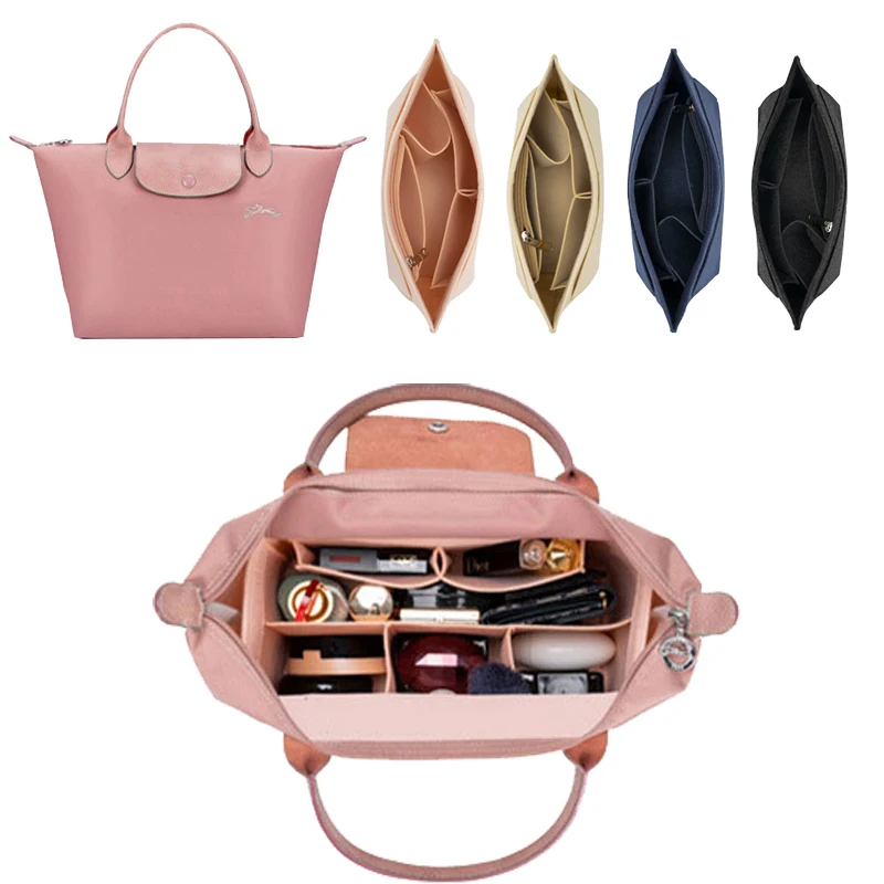Фетровая сумка-вставка подходит для сумки longchamp