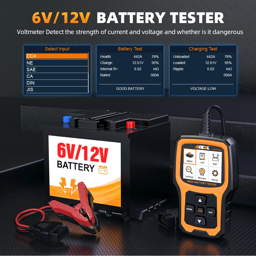 Диагностический сканер ancel ad410 pro obd2 - Фотография_5