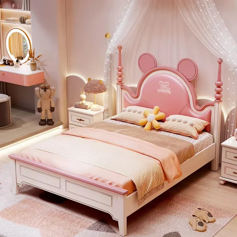 Современная двуспальная кровать для европейских девочек - Фотография_4