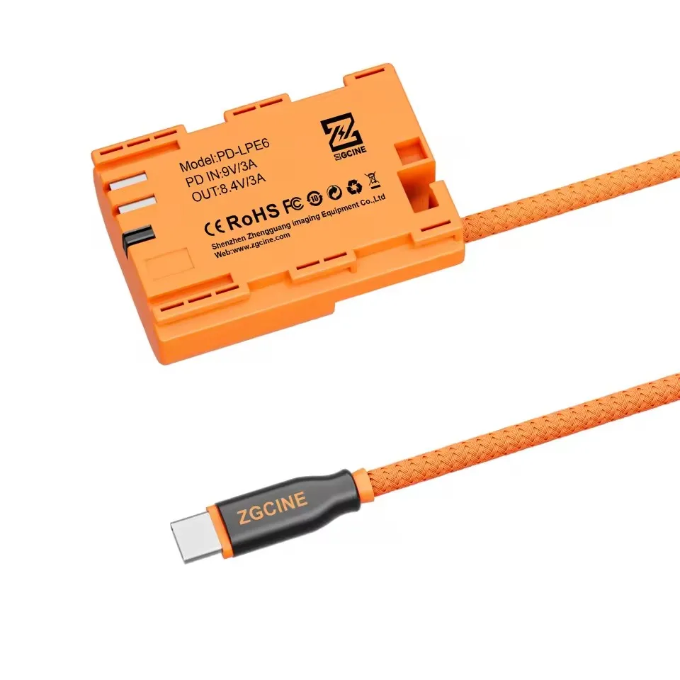 Zg-pd-lpe6 zgcine usb-c pd к lp-e6 - Фотография_4