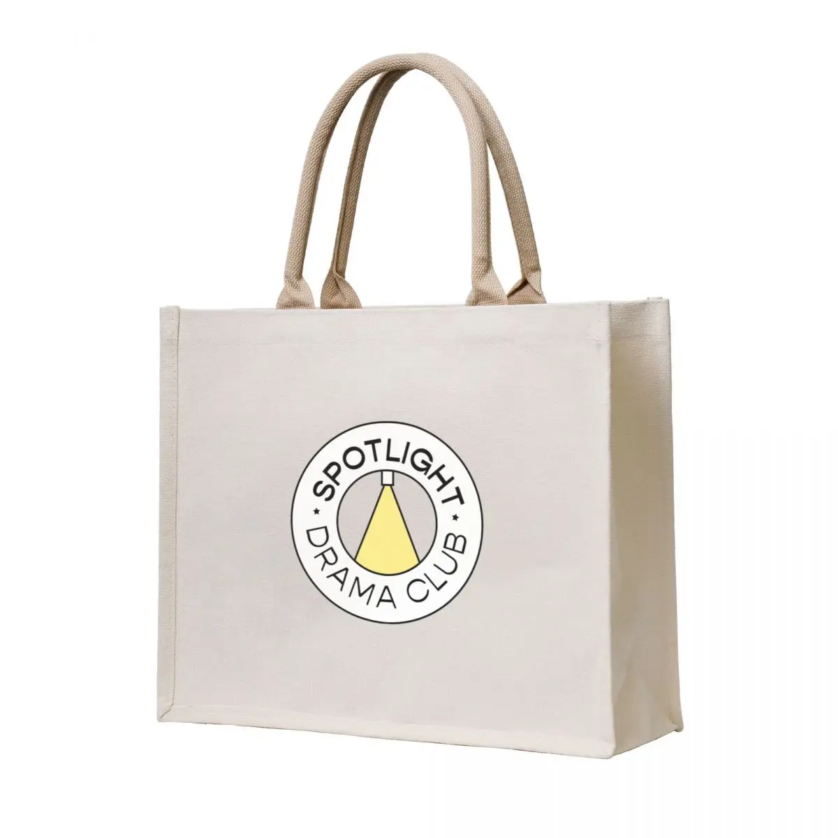 Spotlight drama club logo tote