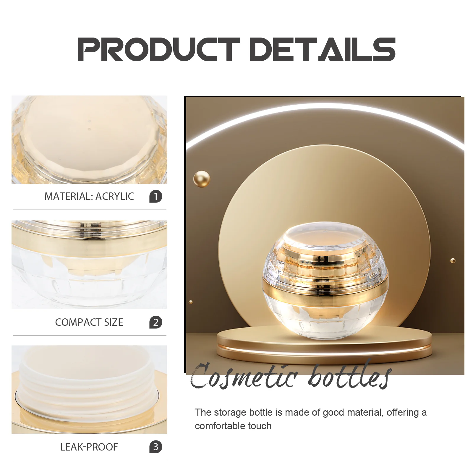 Многоразовый контейнер для крема для лица