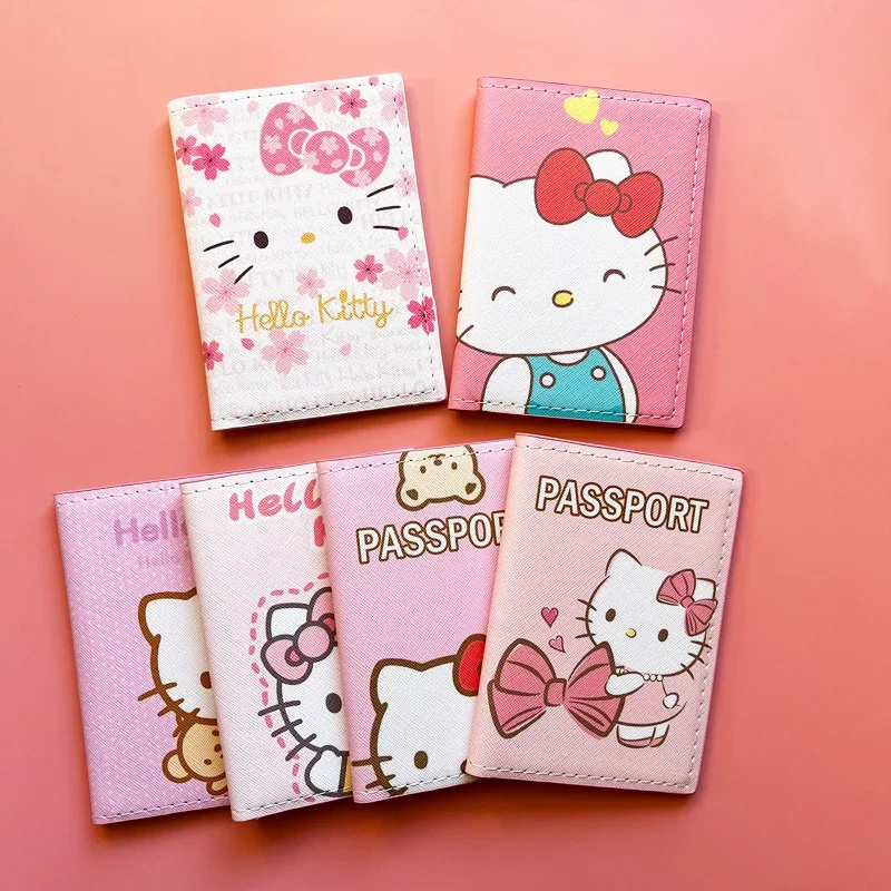 Розовая обложка для паспорта hello kitty sanrio - Фотография_2