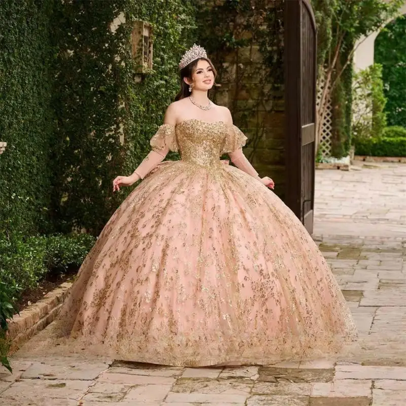 Бальное платье цвета шампанского - Фотография_2