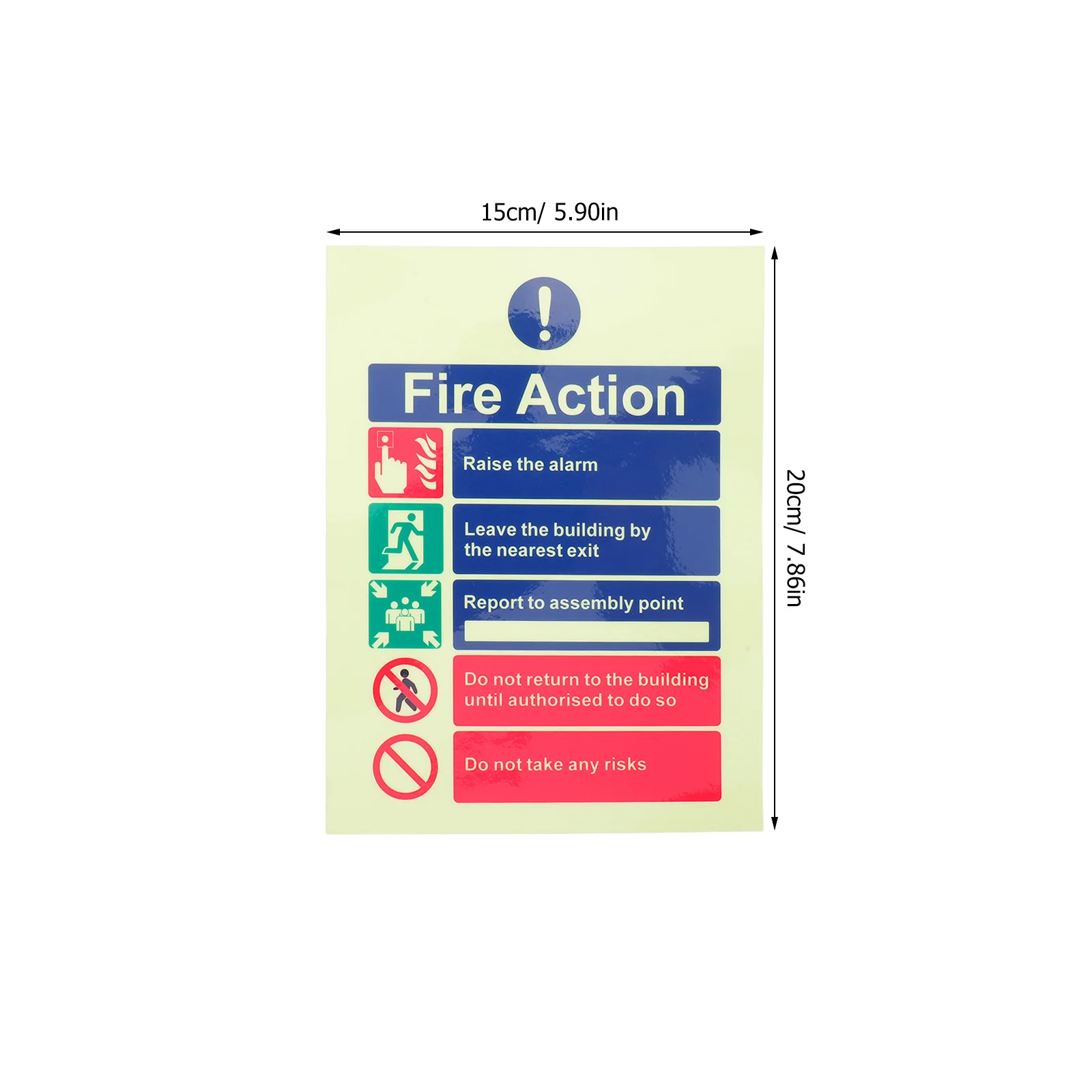 Светящиеся виниловые наклейки безопасности - Фотография_3