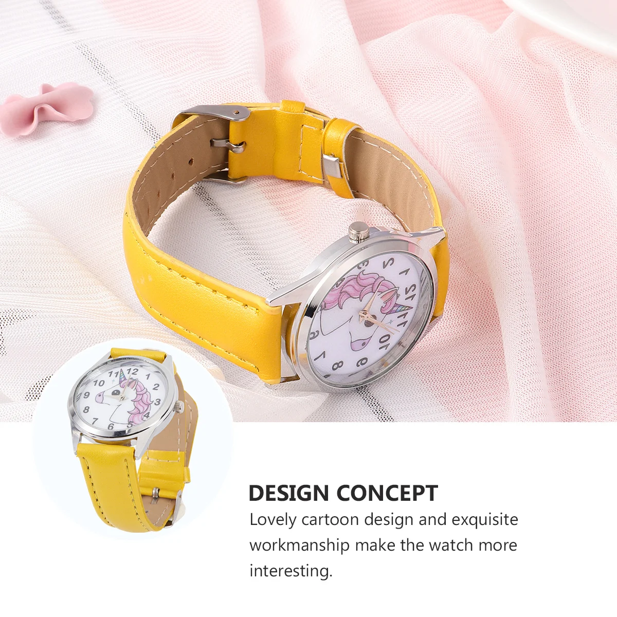 Детские часы с рисунком единорога - Фотография_2