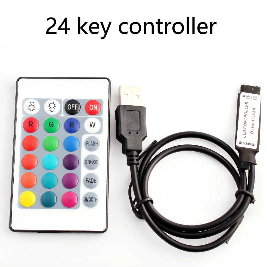 Dc 5v usb светодиодная лента rgb - Фотография_5