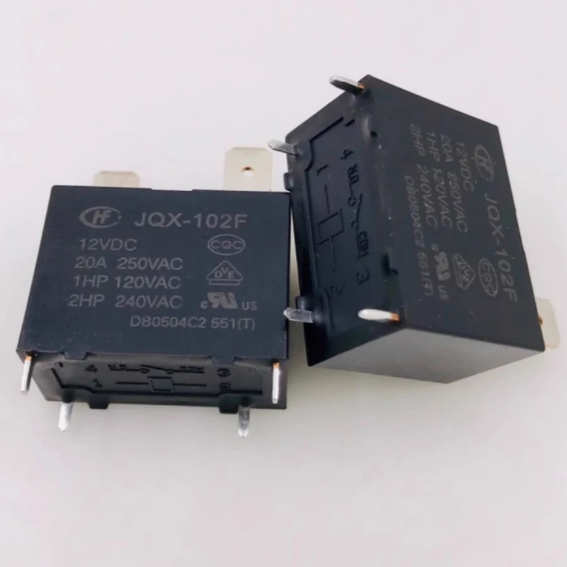 Jqx-102f 12vdc реле 20a250vac