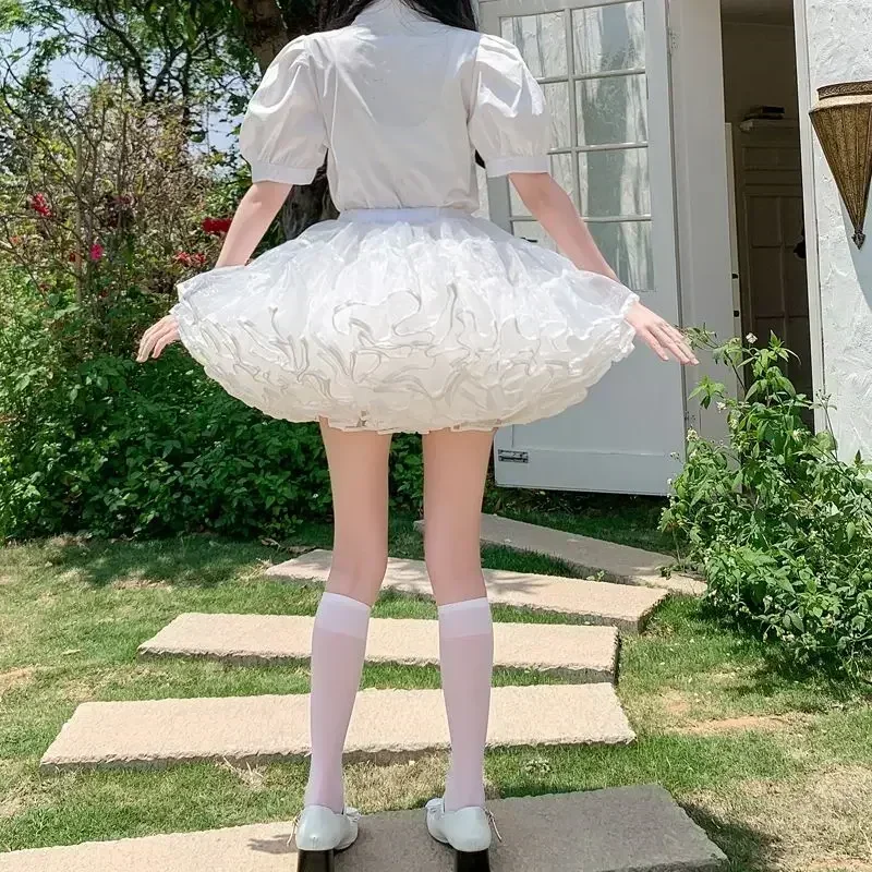 Многослойные нижние юбки с рюшами для женщин - Фотография_2