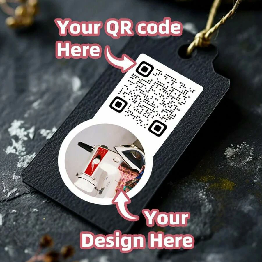 Настраиваемые наклейки с изображением любого дизайна и qr-кода